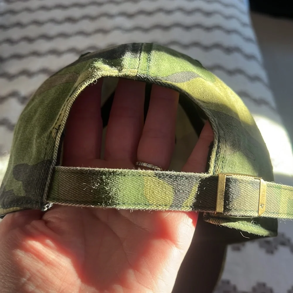 ‘47 Red color black C, Cleveland Camo hat. - Picture 3 of 8